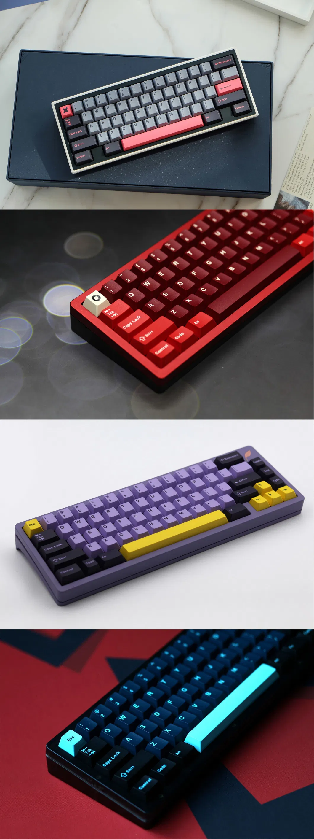 PBT Keycaps for Mechanical Keyboard with Cherry Mx Switch